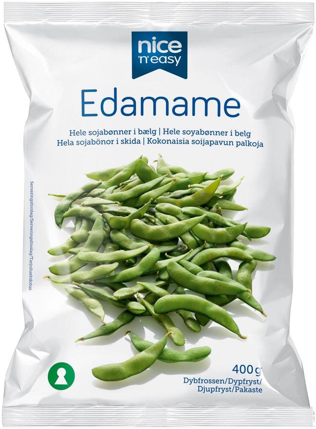 NICE N EASY 400g Kokonaisia Edamame-soijapapuja