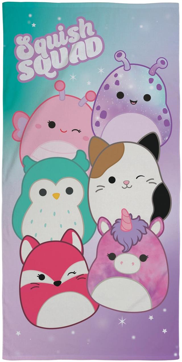 Lasten kylpypyyhe Squishmallows 70x140 cm