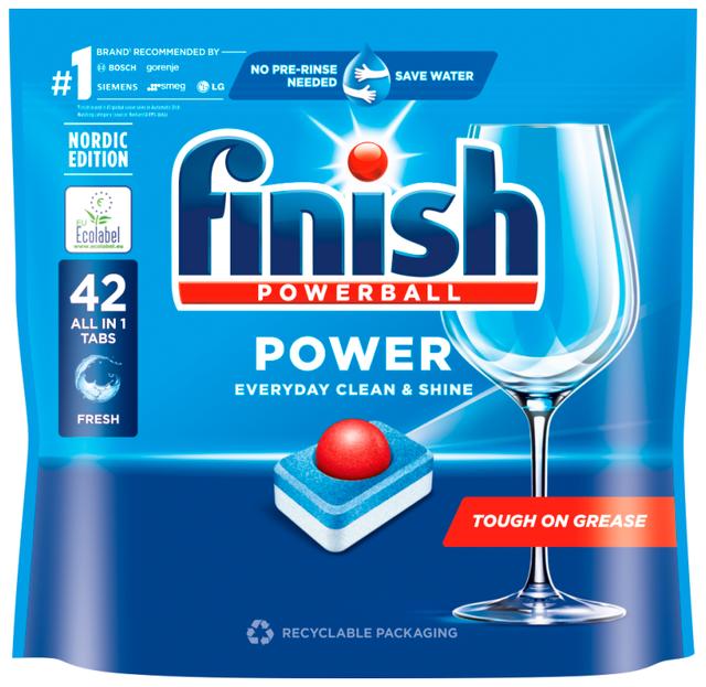 Finish Power All in 1 konetiskitabletti 42 kpl