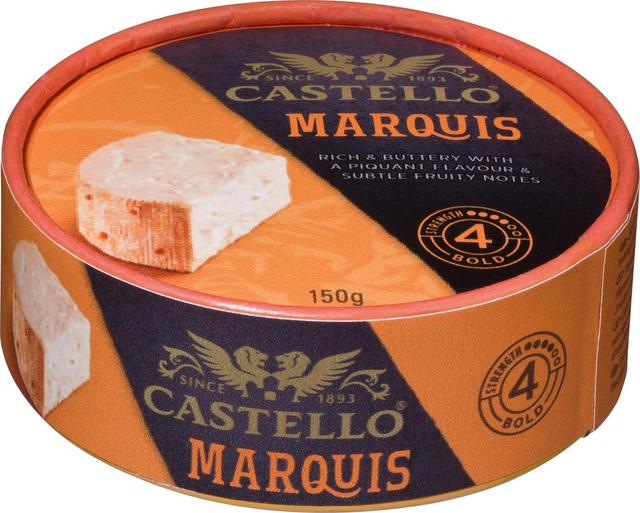 Castello Marquis 150 g punakittipintainen valkohomejuusto