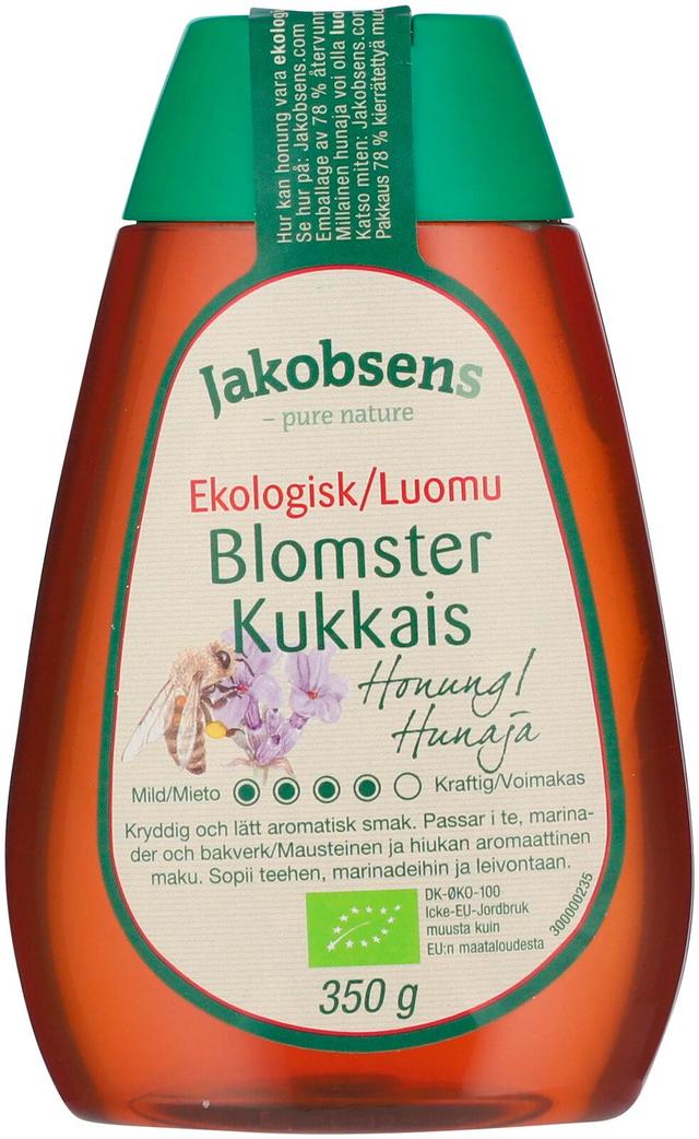 Jakobsens 350g Luomuhunaja