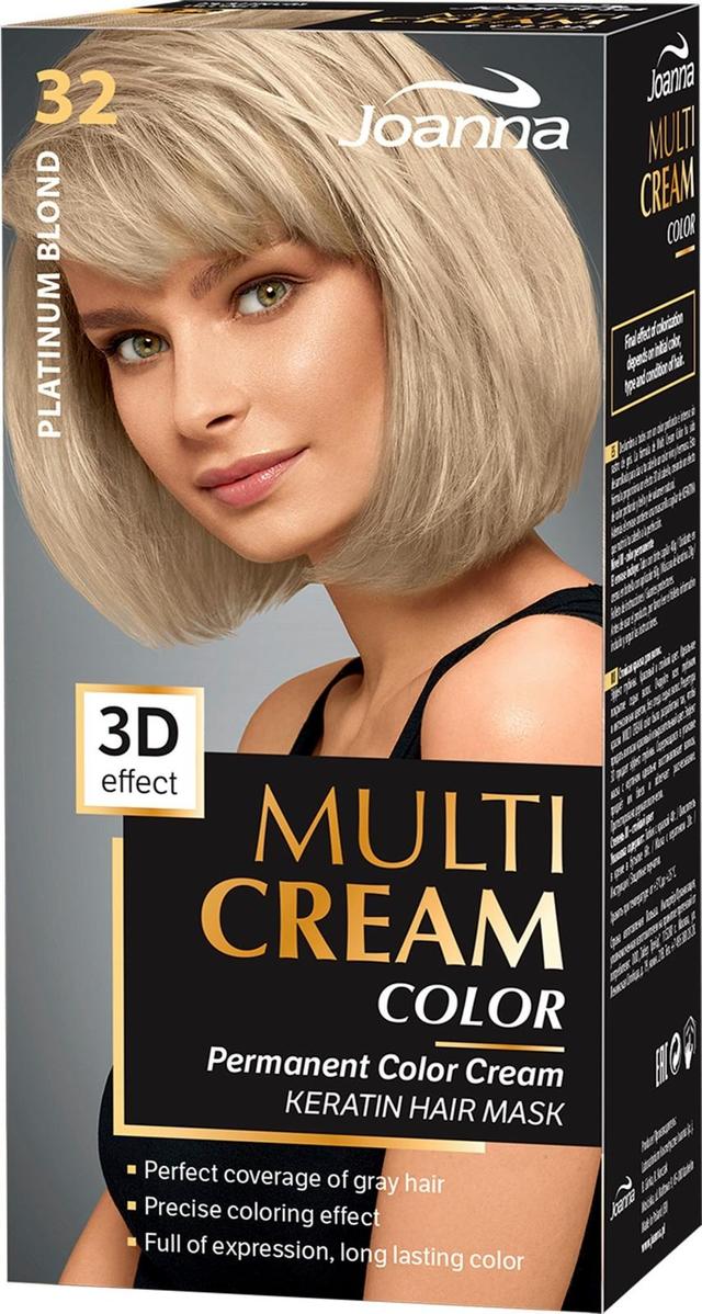 Joanna Multi color cream hiusväri 32 Platinum blond