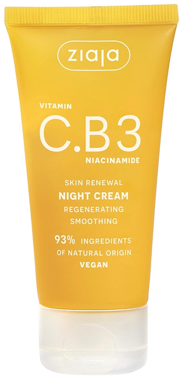 Ziaja C.B3 vitamiini yövoide-naamio silottava ja uudistava 50ml