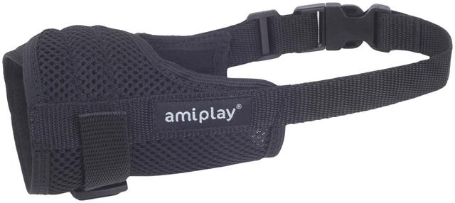 amiplay Air Hengittävä kuonokoppa S 16-20x20-30cm, musta