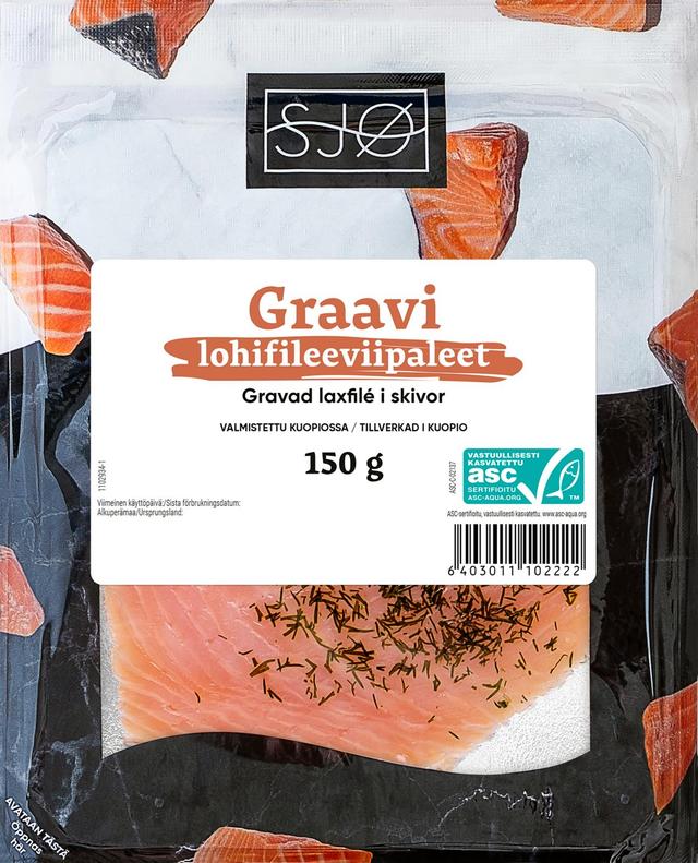 SJØ Graavi lohifilee ASC viipaleet 150g