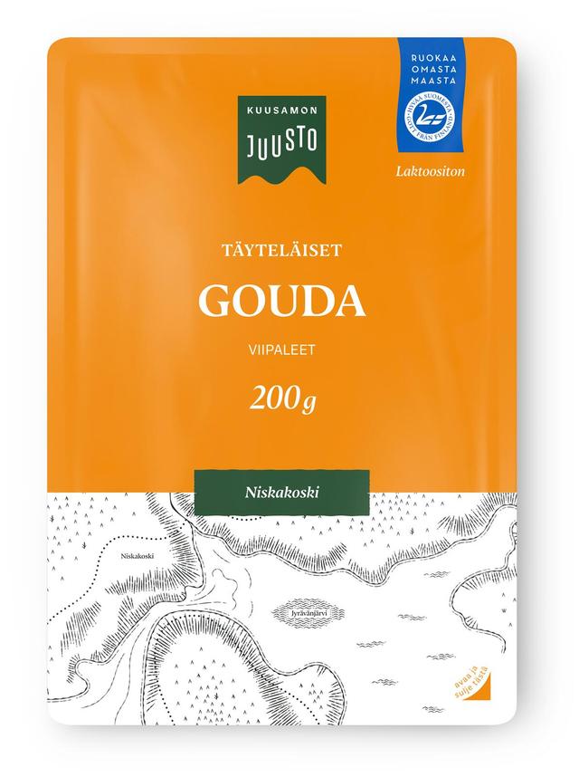 Kuusamon Juusto Goudajuustoviipale 200 g