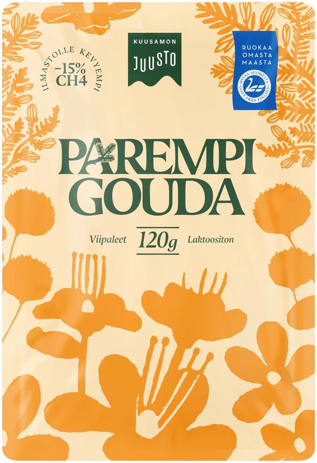 Kuusamon Juusto Parempi goudajuustoviipale 120 g