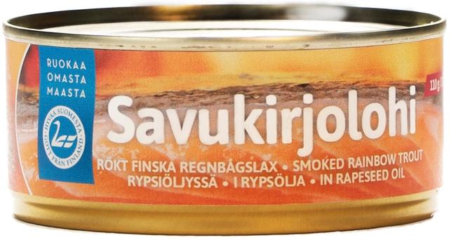 Pielisen kalajaloste Savukirjolohi rypsiöljyssä 150 g/110 g