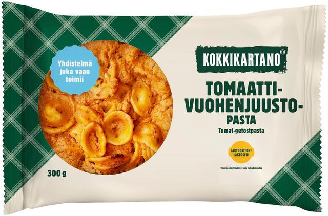 Kokkikartano Tomaatti-vuohenjuustopasta 300g