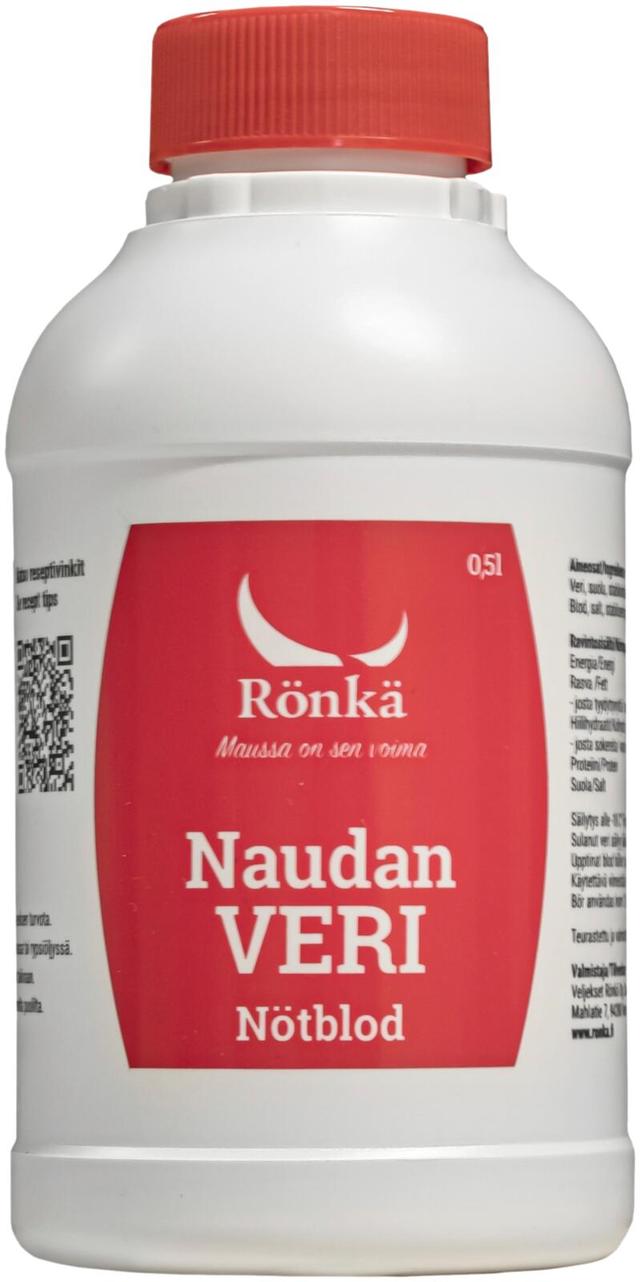 Rönkä Naudan veri pakaste 0,5 l