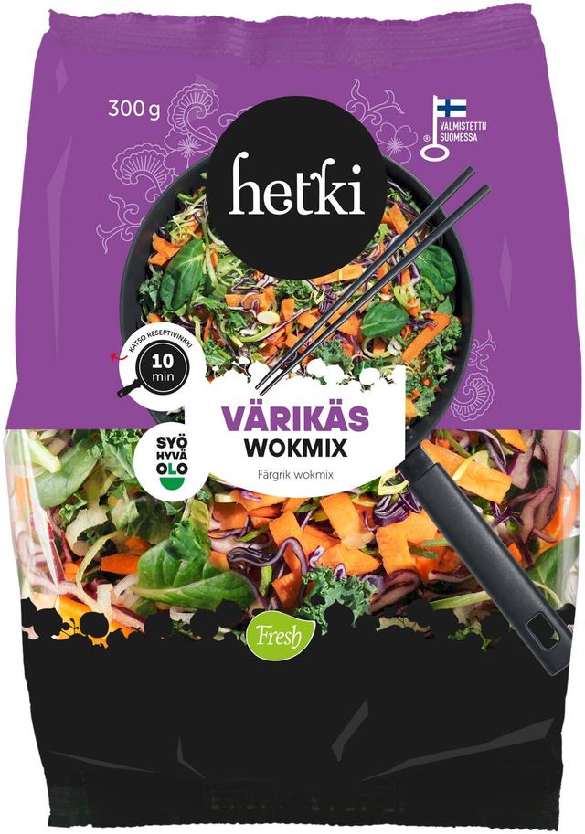 Hetki Värikäs Wokmix 0,3kg Kokkaus