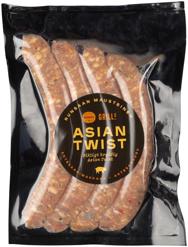 Herkku Grills Asian twist- artesaaniraakamakkara 4 kpl