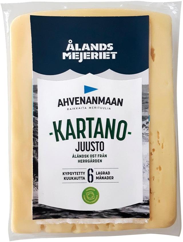 Ahvenanmaan Kartanojuusto 650g kypsytetty 6 kk