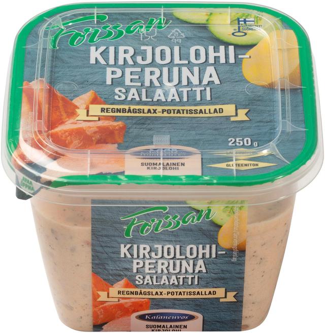 Forssan Kirjolohi-Perunasalaatti 250g