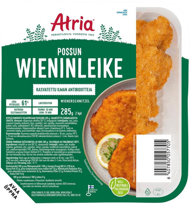 Atria Possun Wieninleike 285g