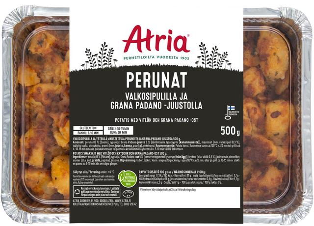 Atria Perunat Valkosipulilla ja Grana Padano -Juustolla 500g