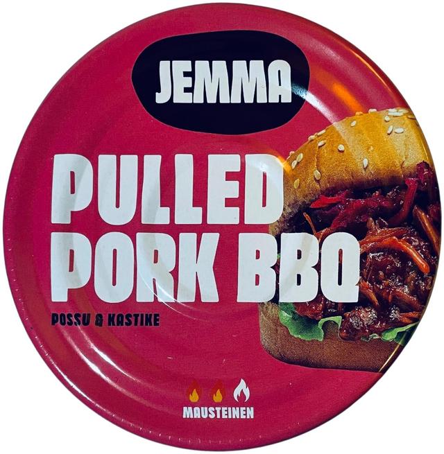 Jemma Pulled Pork BBQ nyhtöpossua kastikkeessa 210 g