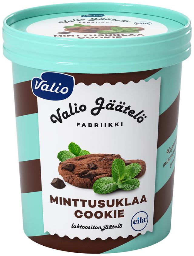 Valio jäätelö 480 ml minttusuklaa cookie laktoositon