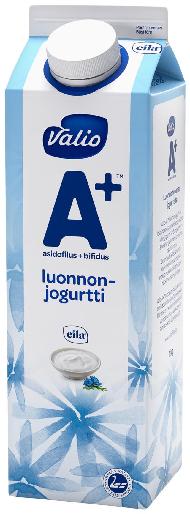 Valio A+™ luonnonjogurtti 1 kg laktoositon