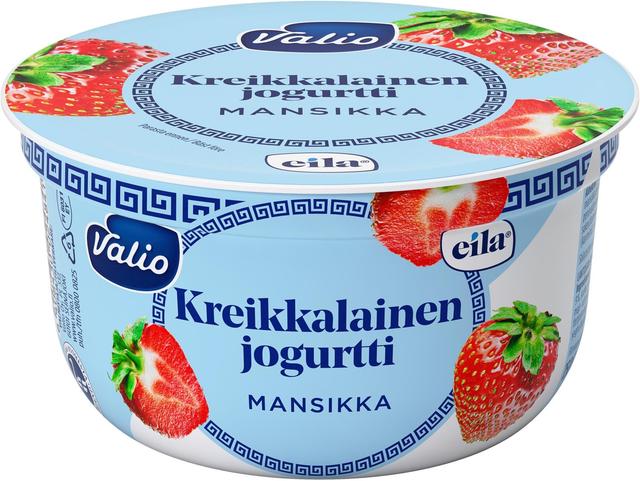 Valio kreikkalainen jogurtti 150 g mansikka laktoositon