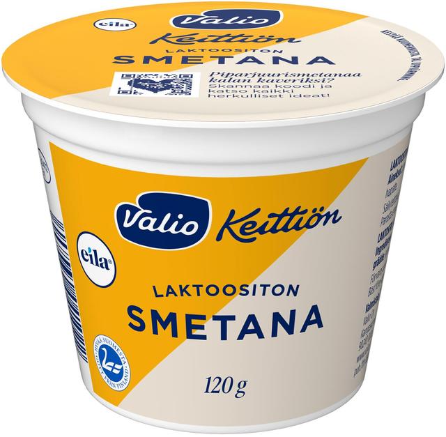 Valio smetana 120 g laktoositon