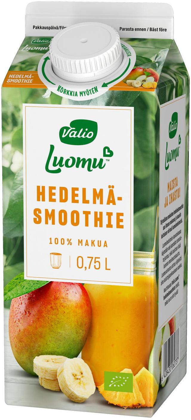 Valio Luomu™ smoothie 0,75 l hedelmä