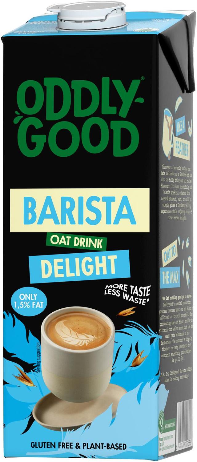 Oddlygood® Barista kaurajuoma 1 l Delight UHT gluteeniton