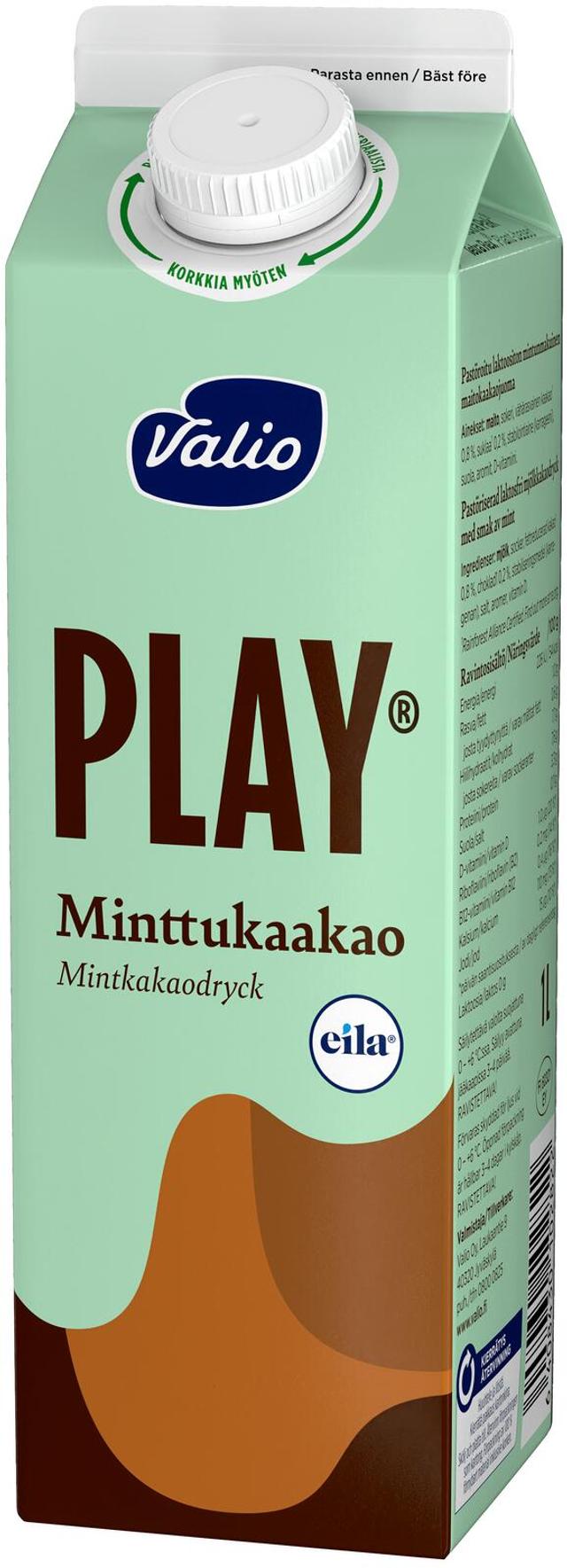 Valio Play® minttukaakaojuoma 1 l laktoositon