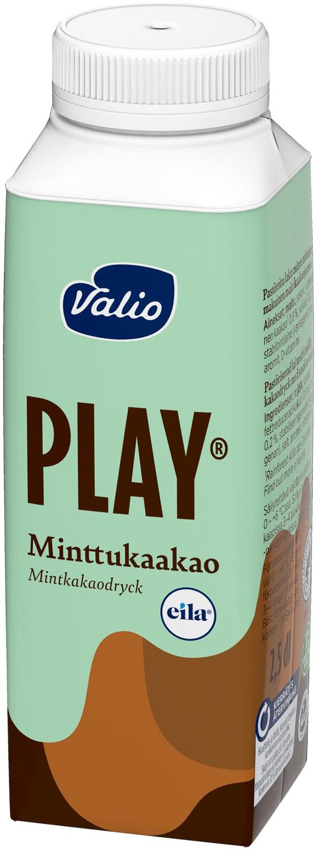 Valio Play® minttukaakaojuoma 2,5 dl laktoositon