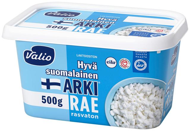 Valio Hyvä suomalainen Arki rae rasvaton 500 g laktoositon