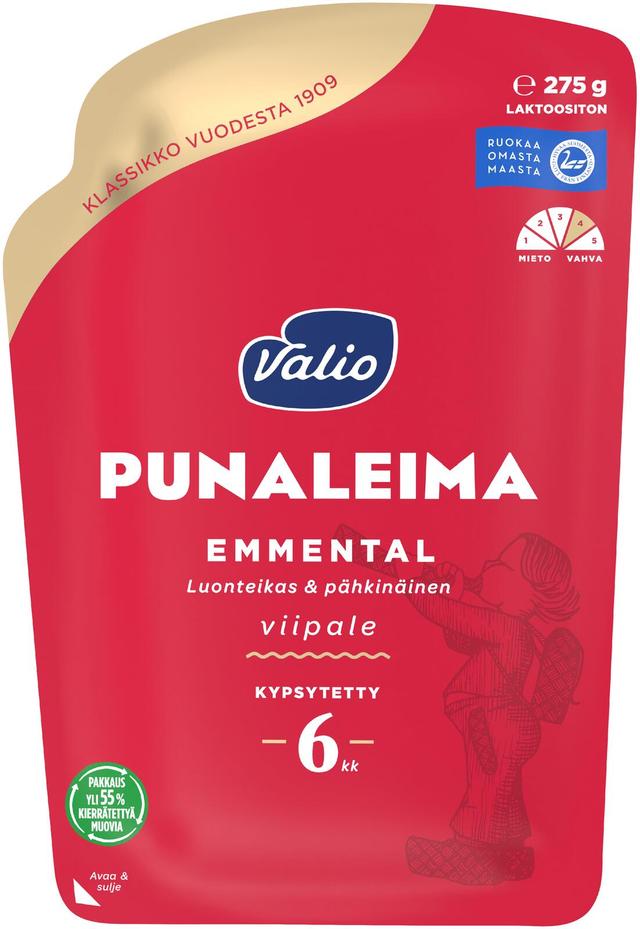 Valio Emmental punaleima e275 g viipale