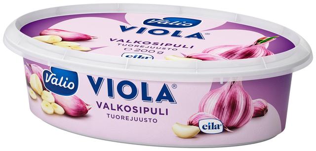 Valio Viola® e200 g valkosipuli tuorejuusto laktoositon