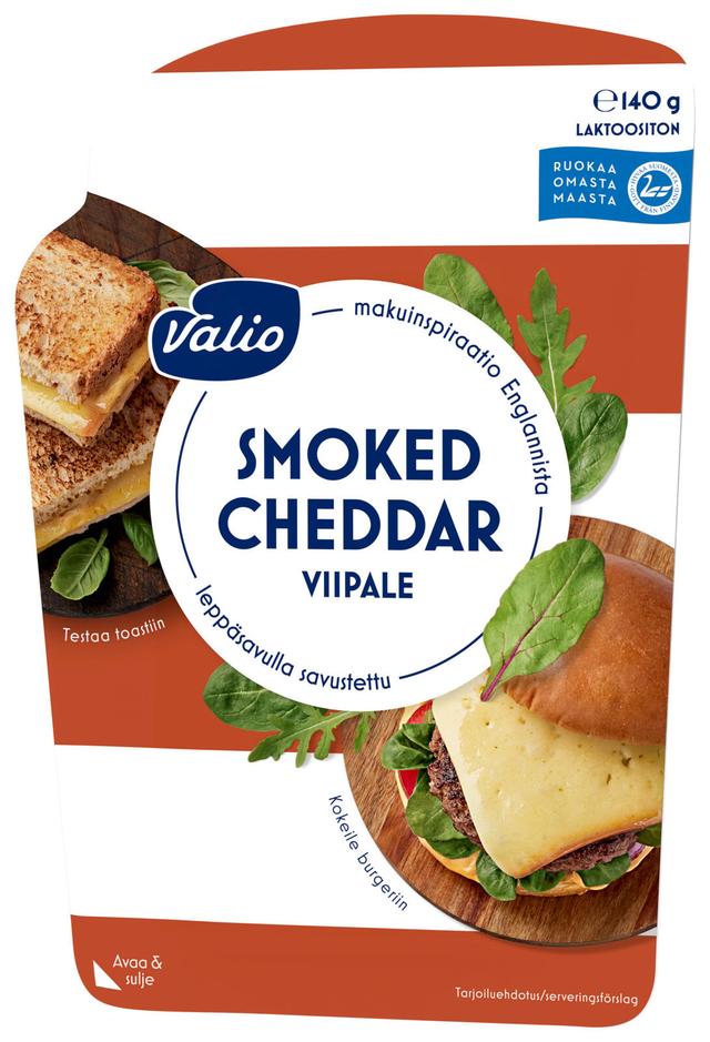 Valio Smoked Cheddar e140 g viipale