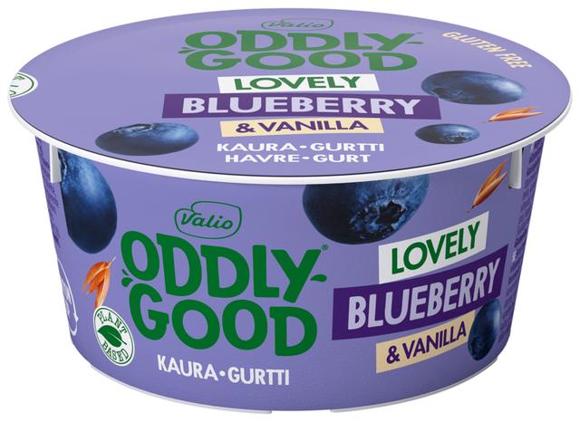 Valio Oddlygood® kaurapohjainen gurtti 150 g mustikka-vanilja