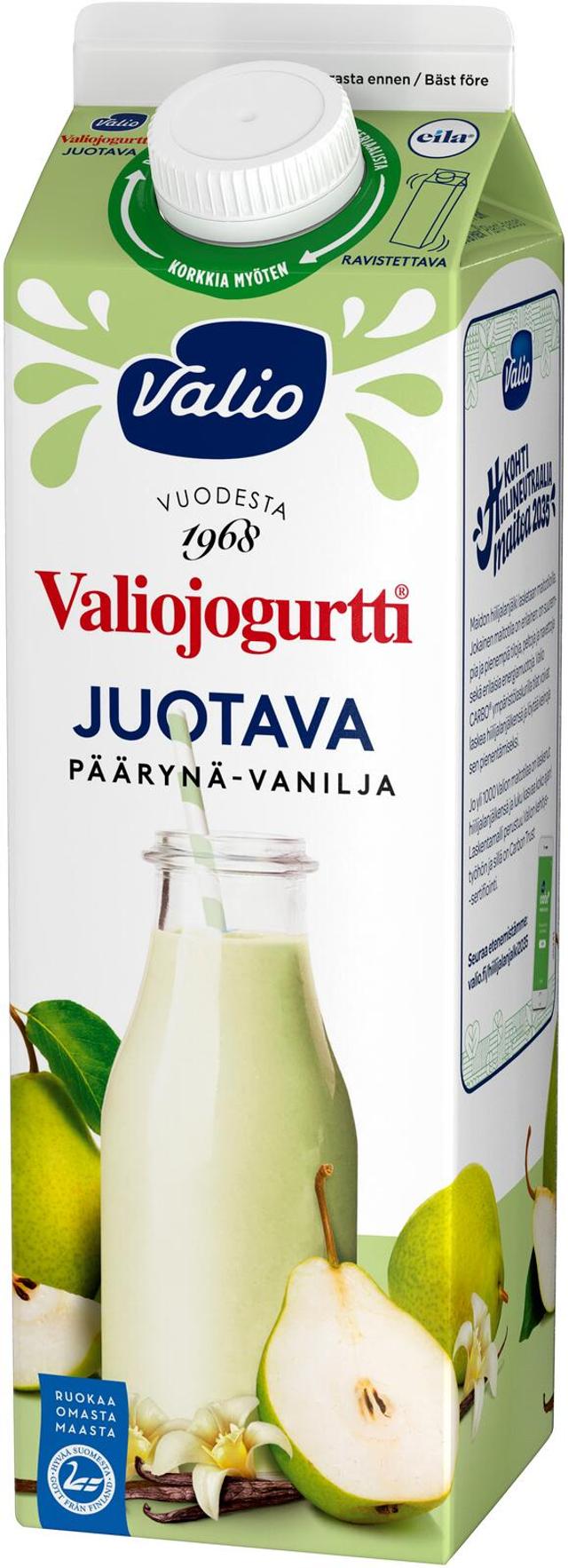 Valiojogurtti® juotava 0,95 l päärynä-vanilja laktoositon