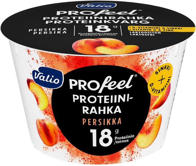 Valio PROfeel® proteiinirahka 175 g persikka laktoositon