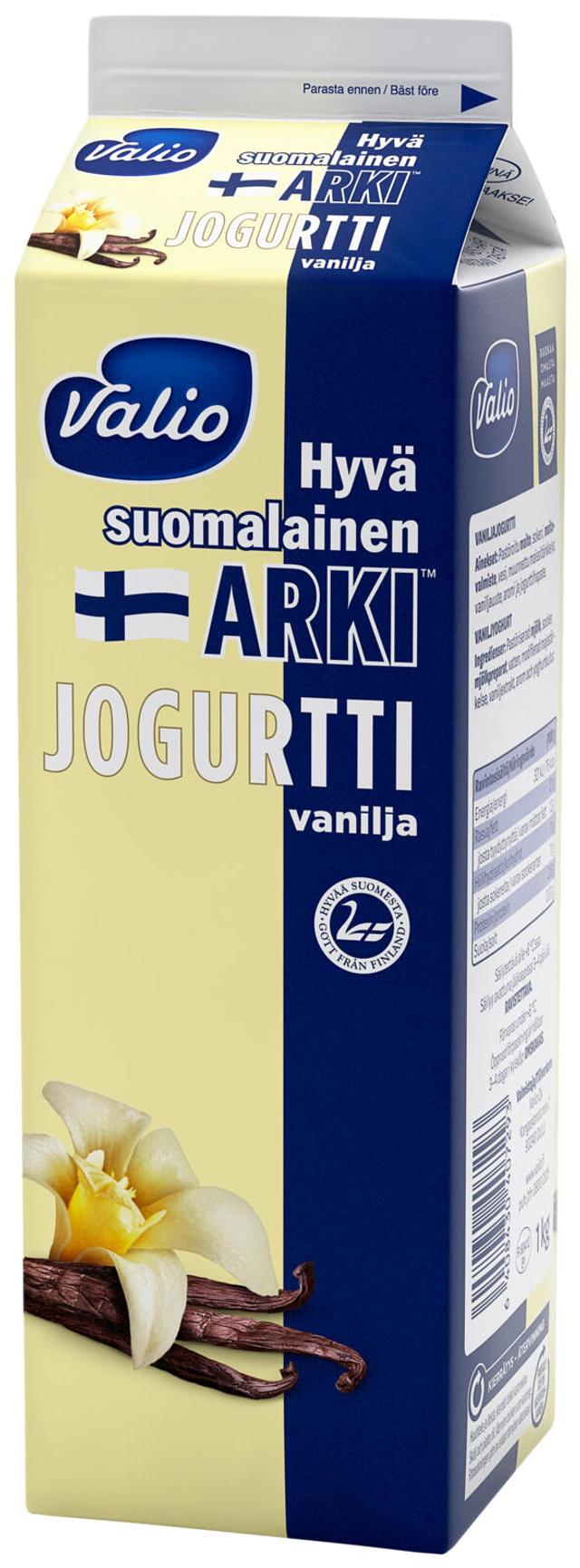 Valio Hyvä suomalainen Arki® jogurtti 1 kg vanilja