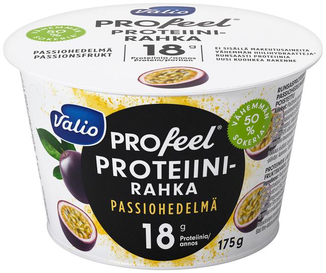 Valio PROfeel® proteiinirahka 175 g passiohedelmä vähemmän hiilihydraatteja laktoositon