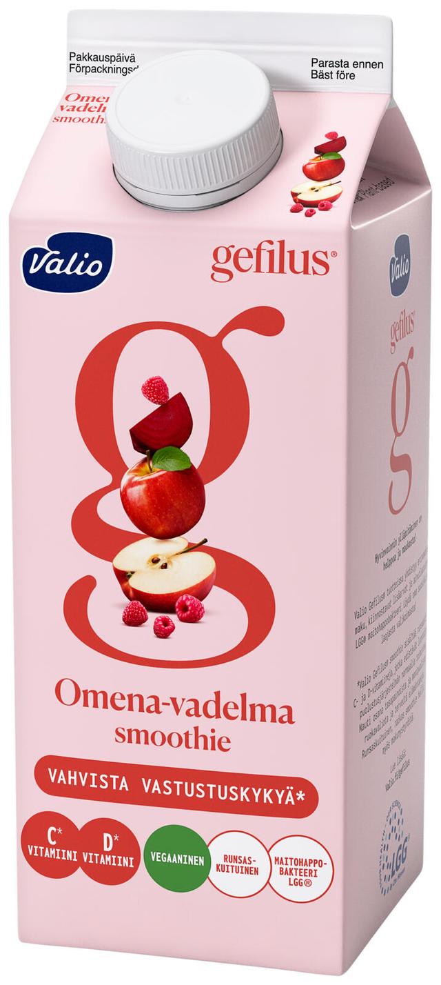 Valio Gefilus® smoothie 0,75 l omena-vadelma