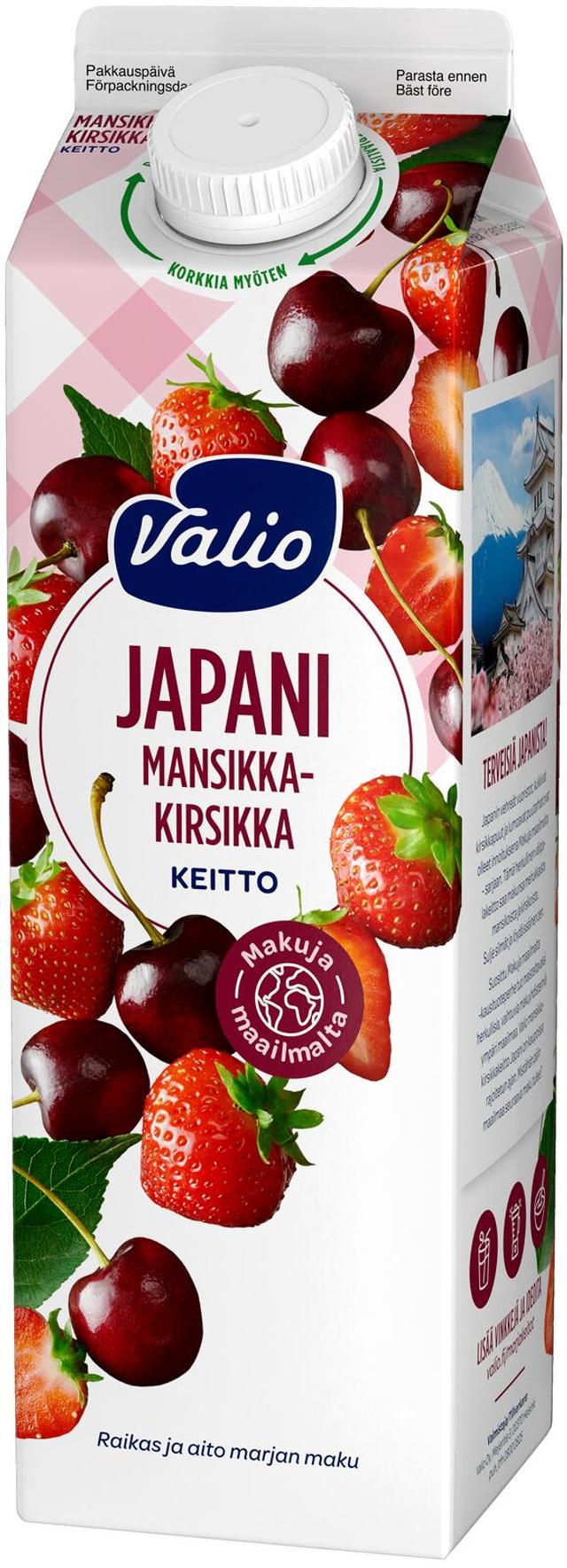 Valio mansikka-kirsikkakeitto 1 kg Japani