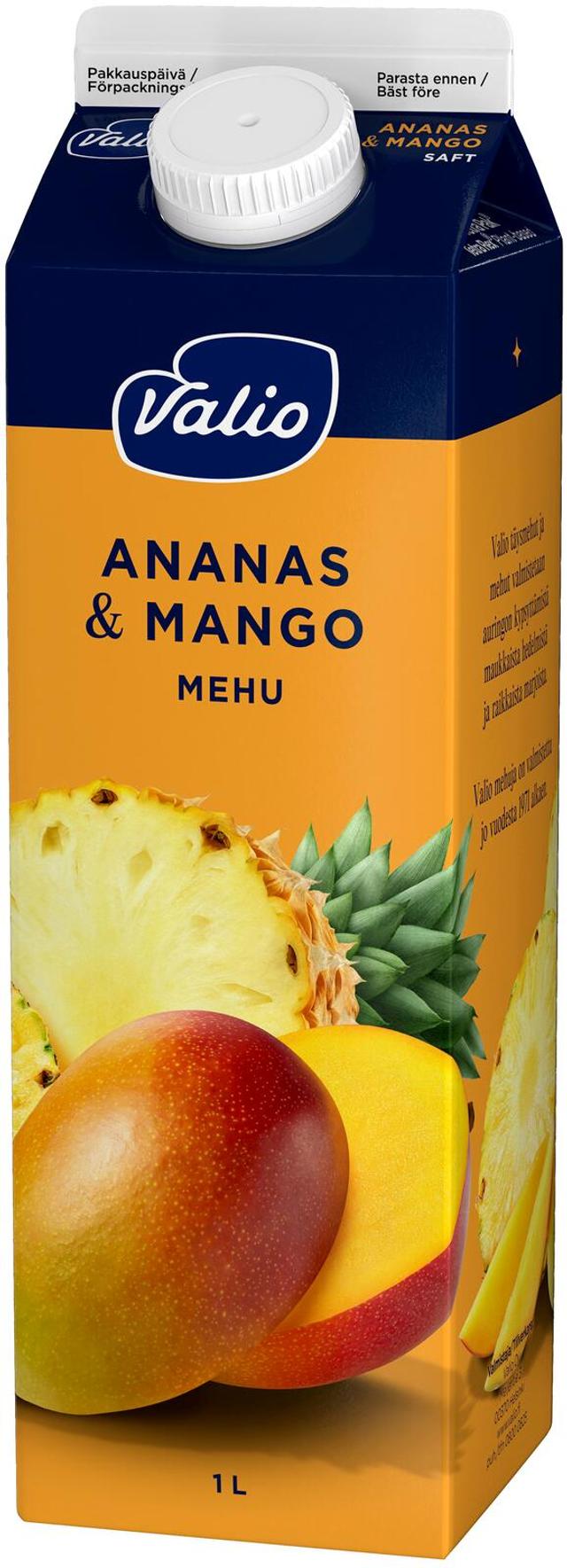 Valio ananas-mangomehu 1 l