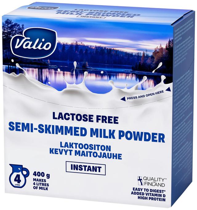 Valio laktoositon kevyt maitojauhe instant 400 g