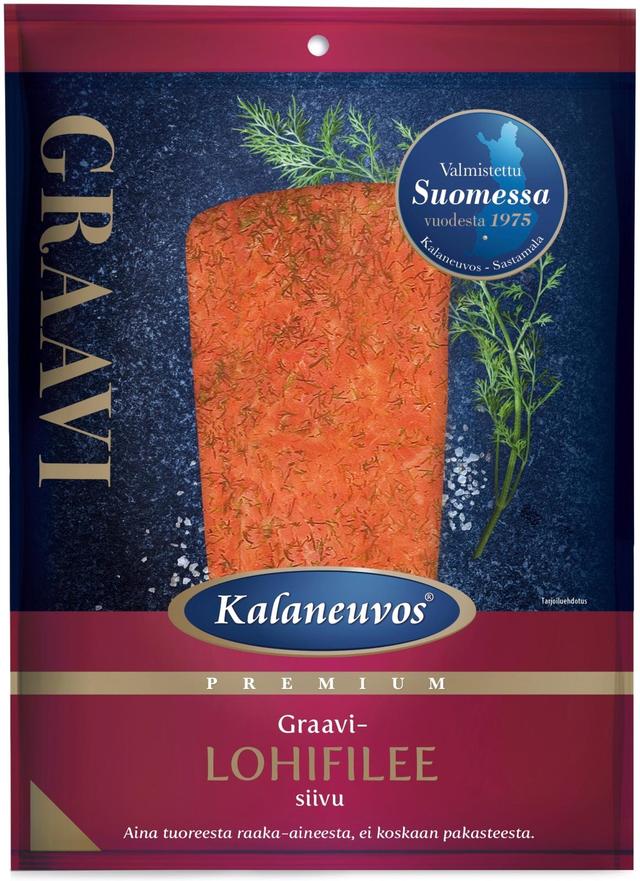 Kalaneuvos Graavilohifilee, siivu 150g vak