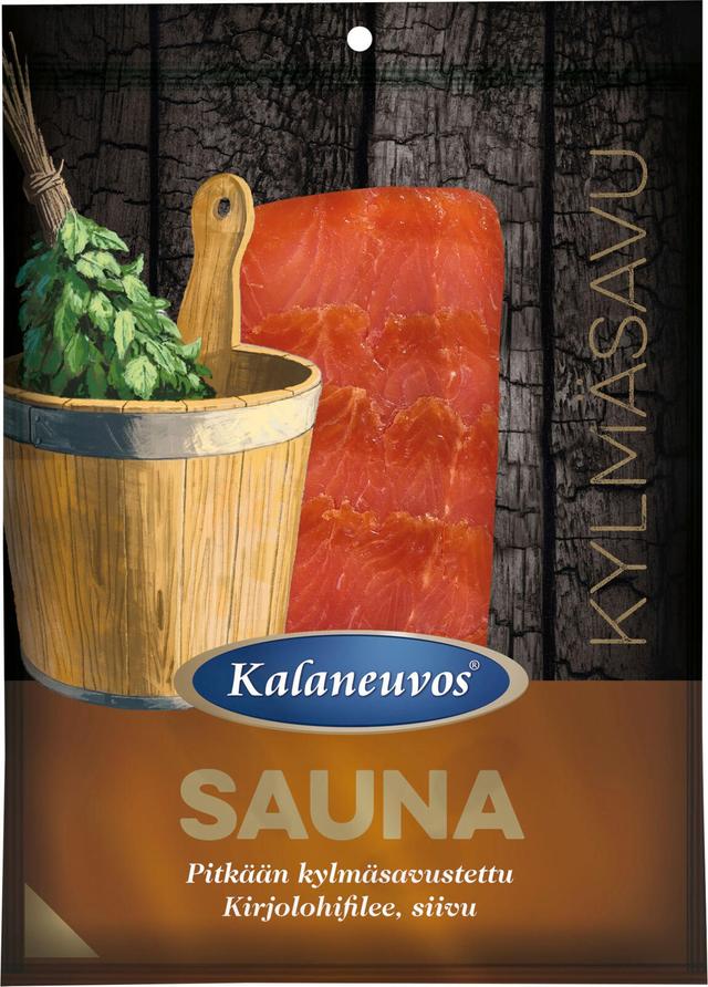 Kalaneuvos Kylmäsavukirjolohifileesiivu 100 g sauna vak