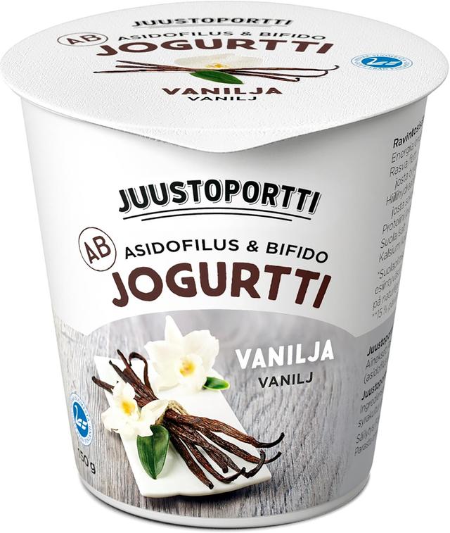 Juustoportti AB-jogurtti 150 g vanilja