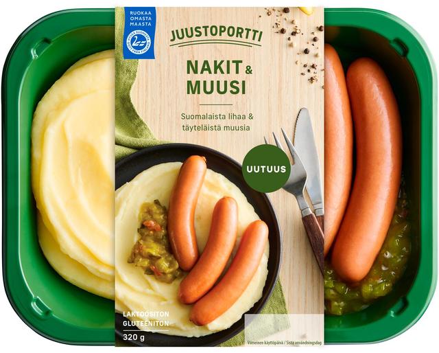 Juustoportti Nakit ja muusi 320g