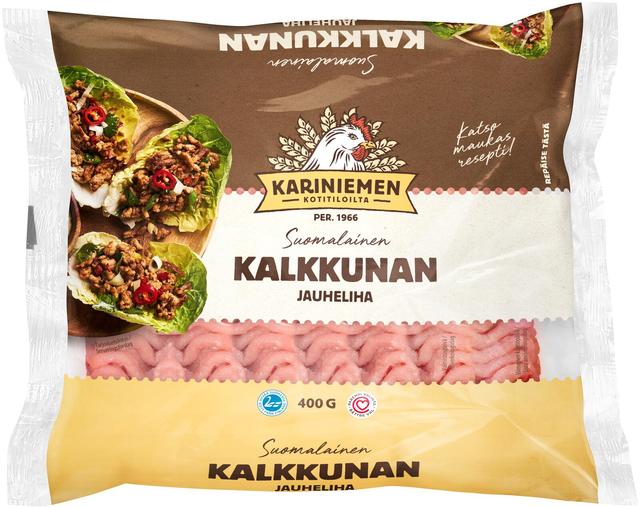 Kariniemen Kalkkunan jauheliha 400 g