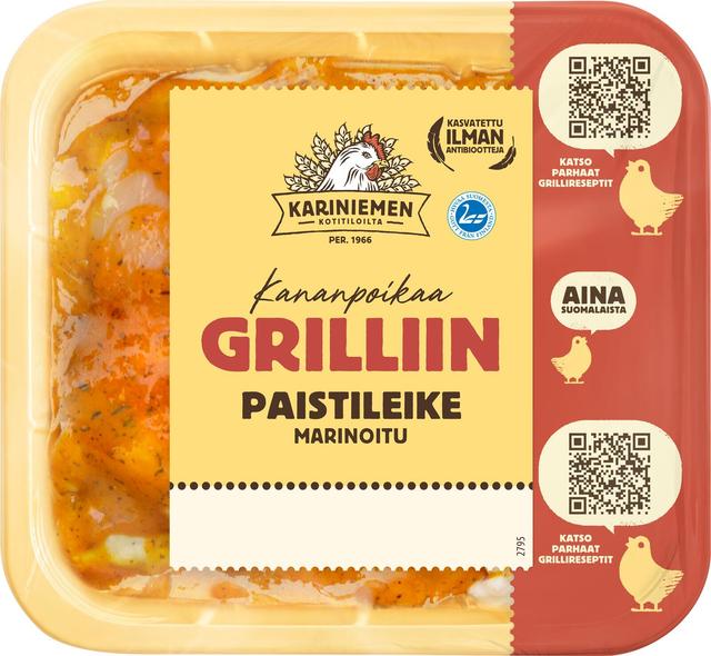 Kariniemen Kananpojan paistileike marinoitu 700 g