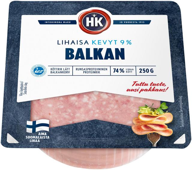 HK Lihaisa kevyt balkan 9% 250 g