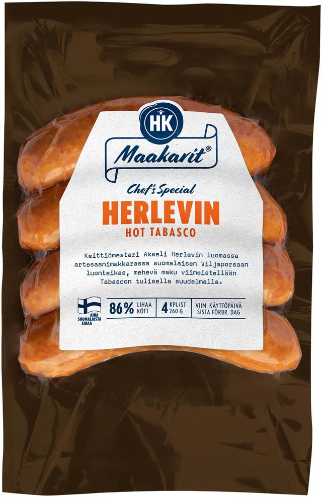 HK Maakarit® Chef's Special Herlevin Hot Tabasco 260 g